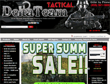 Tablet Screenshot of deltateamtactical.com